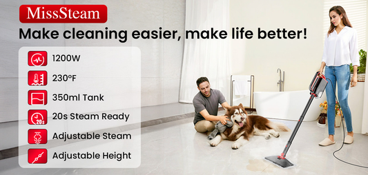 How to use our MissSteam Steam Mop